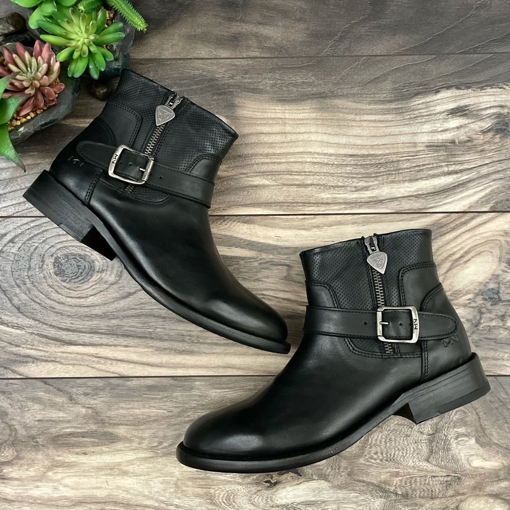 NEW Mark Nason Eastwood Moto Ankle Boots Bootie